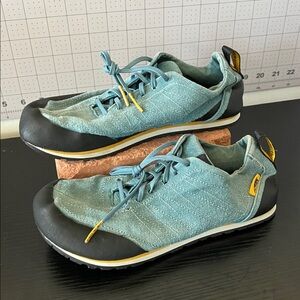 Altra Wahweap 8 Teal Blue Canvas Lightweight Trail Running Shoes ALW1963P024